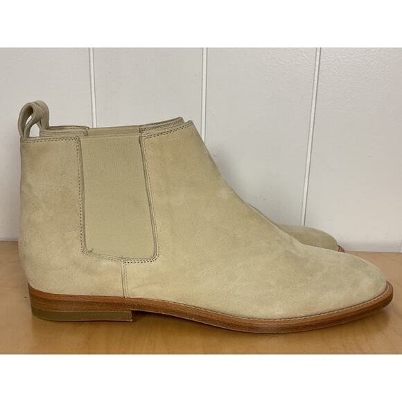 Jenni Kayne Suede Chelsea Boot Size 40 Light Tan/Cream - Picture 4 of 9
